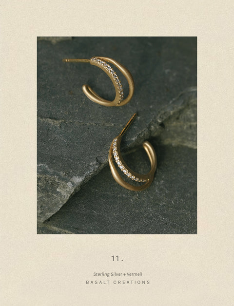 Double Huggie Earrings